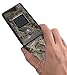 Case with Clip for CAT S22 Flip Phone, Nakedcellphone [Outdoor Camouflage] Slim Hard Shell Cover and [Rotating/Ratchet] Belt Hip Holster Holder Combo - Bush Camo Design