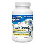 NORTH AMERICAN HERB & SPICE Black Seed Plus - 90 Vegi Capsules - Mediterranean Black Seed & Cumin Spice Complex - Heart Health, Immune & Digestive Support - 45 Servings
