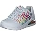 Produktbild Skechers Damen UNO 2 Floating Love Sneakers, Wht Duraleather Multi Color Heart Print Trim, 39.5 EU
