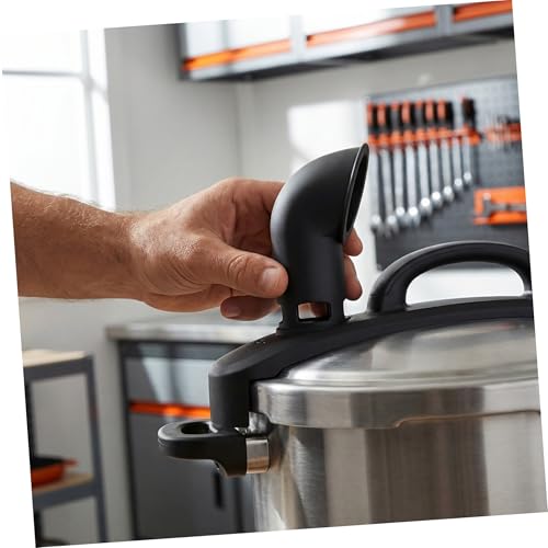 ULTECHNOVO Dispositivo Deflector de Vapor de Silicona Universal para Ollas a Presión 6qt Negro 2 piezas Repuestos para Cocina Eléctrica Accesorios de Seguridad miniatura 4