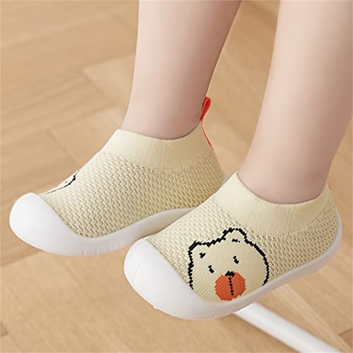 Infant Cute Pattern Socks Shoes Boys Girls First Walking Shoes Breathable Mesh Top Antislip Shoes Baby Sock Shoes2