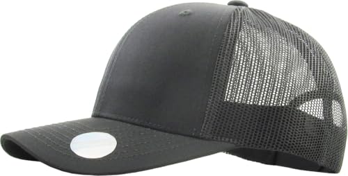 Image of Classic 6 Panel Cotton Twill Mesh Trucker Cap Hat Adjustable Snapback Hat