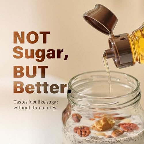 My Normal Keto Allulose 17.10 oz - Allulose 99.52%, Monk Fruit, Stevia Blend Thin Syrup, Zero Calorie Sweetener, 1:1 Sugar Substitute, Low Glycemic, Gluten Free, Zero Net Carbs, Zero Sugar