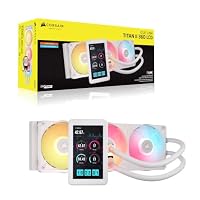 CORSAIR iCUE LINK TITAN II 360 LCD AIO-CPU-Flüssigkeitskühler – Weiß – Ansicht 8