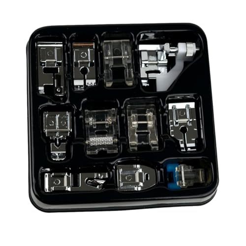 Accessoires pour machine à coudre avec pieds presseurs interchangeables - 3