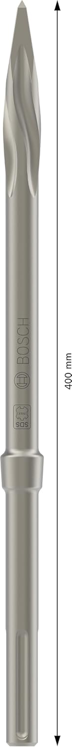 Bosch 10x PRO SDS max-5C Pointed Chisel Set (for Concrete, Brick, Ø mm, Professional Accessory Rotary Hammer Drill, Break Hammer)