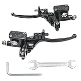 Triumilynn 7/8' 22mm Brake Master Cylinder for GY6 50cc 110cc 125cc 150cc 250cc Taotao Sunl Roketa Kazuma Baja Scooter Moped ATV 4 Wheeler Dirt Pit Bike, 1 Pair