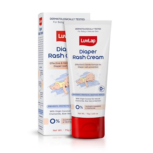 LuvLap Baby Diaper Rash Cream, 75g, Nappy Cream with Aloe Vera, N...
