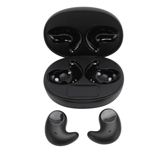 GOWENIC Cordless Sleep Earbuds, BT 5.3 Mini Headphones with Noise Reduction, LED Battery Display, Comfortable Smart Touch Control Earbuds for Sleep Work Driving Running Exercise