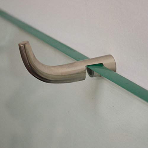 Whitehaus Collection WHSHK01-BN Slide on Shower Door Robe/Towel Hook, Brushed Nickel Whitehaus Collection WHSHK01-BN Slide on Shower Door Robe/Towel Hook, Brushed Nickel