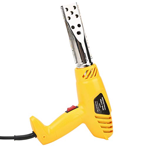 Pistola de Ar Quente Elétrica, Pistola de Ar Quente DIY, ABS Amarelo de 2000 W para Reparo de Soldag