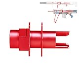 WORKER Connector Injection Molding for Nerf N-Strike Longshot CS-6, Zombie Strike Longshot CS-12 Terminator Toy Color Red