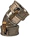 6" 45? Elbow Female Coupler x Female Coupler - 600DD -45AL