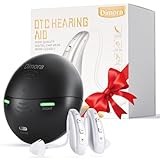 Dimora OTC Hearing Aids for Seniors, BTE Rechargeable Digital Hearing Aids with 16-Channel Sound Processing, Noise Cancelling, Comfortable Behind-The-Ear Design, Long-Lasting Battery, Easy to Use