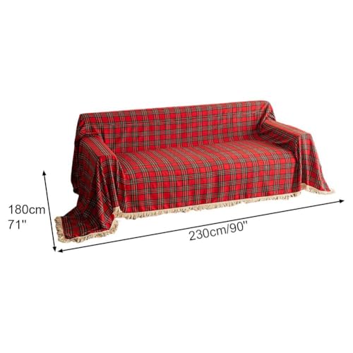 Housse de canapé anti-taches 180x230 protège votre salon des animaux pendant les fêtes de Noël - 3