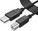 Price comparison product image PWR+ Extra Long 12 Ft (3.6m) USB-2.0 Cable Type-A to Type-B High Speed Cord for Audio Interface, Midi Keyboard, USB Microphone, Mixer, Speaker, Monitor, Instrument, Strobe Light System Mac PC