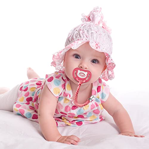 Pacifier Clip For Girls And Boys, Boukipow Baby Pacifier Holder Leash 100% Handmade Braided Fits All Pacifiers & Teething Toys Modern Unisex Baby Gift（6 Pack） #TOP4