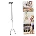 FRCOLOR Adjustable Four-Leg Walking Cane for Men Non- Hiking and Climbing Stick Ergonomic Design for Stability Suitable for Outdoor Activities and Seniors
