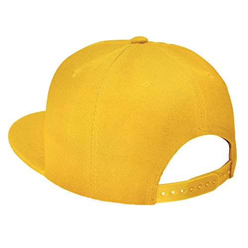 Image of Falari Wholesale 12 Pack Snapback Hat Cap Hip Hop Style Flat Bill Blank Solid Color Adjustable Size