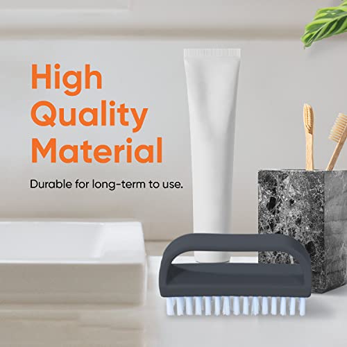 Superio Stiff Nail Brush With Handle 3 Pack Fingernail Scrub Cleaning Brushes For Toes And Nails, All-Purpose Cleaning Brush For Home, Kitchen, Work #TOP2