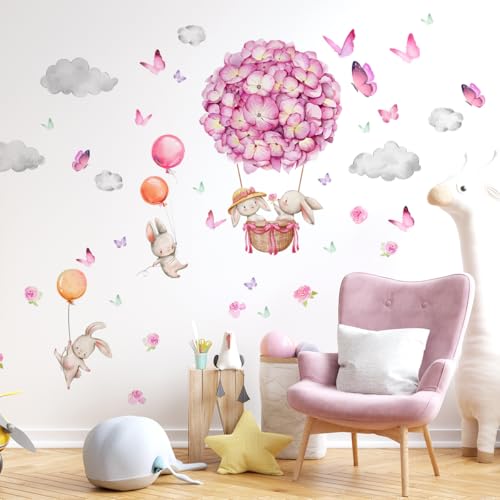 Vinilos Decorativos Flower Balloon con Animales