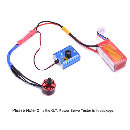 G.t. Power Servo Tetser Multi 3Ch Digital Servo Tester Ecs Consistency Speed Controler Checker Rc Aluminum Shell Servo Tester For Rc Helicopter Car Boat #TOP2