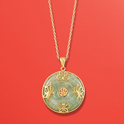 Ross-Simons Good Fortune Butterfly Pendant Necklace In 18Kt Gold Over Sterling #TOP2