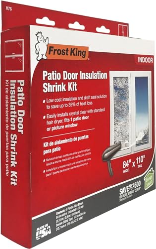Image of Frost King V76H Shrink Window Kit 84-Inch by 110-Inch, Clear