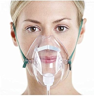 Otica Alpha Adult Oxygen Mask Fits On Every humidifier bottles-Adult (Pack of 1)