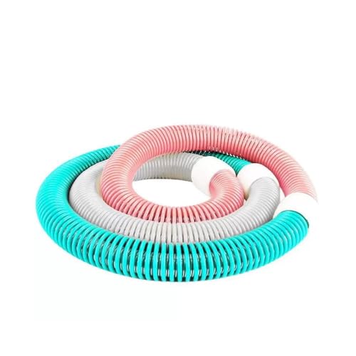 フラフープ ダイエット 脂肪燃焼【2025新登場】ウェイト付き ベリー フィットネス 折りたたみ式 ポータブル PVCソフトスプリングフープ 静音設計 フラサークル 筋トレ シェイプアップ 室内 収納簡単男女兼用【ピンクグレー 約1.4kg】