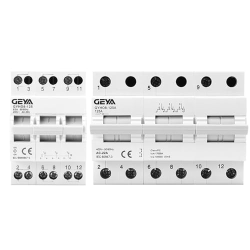 Commutateur de transfert manuel 3P 40A double puissance modulaire