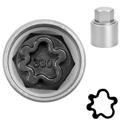 Image of 330 Wheel Locking Nut Key for Mercedes Benz, Lug Nut Removal Tool