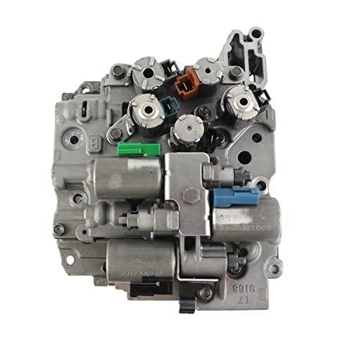 PANGOLIN AW55-50SN AW55-51SN Transmission Valve body with Solenoids for Saab Gm Saturn RE5F22A 89428K RE5F22A 5 Speed Automatic Transmission Aftermarket Parts