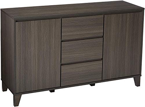 Kings Brand Furniture – Wood Buffet Server Cabinet Console Table, Oak Gray #TOP3