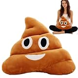 Mineup Poop Plush Pillow, 30 cm, coussin en peluche, coussin en peluche, parfait comme oreiller amusant ou pour se faire dorloter pour le salon et la chambre à coucher