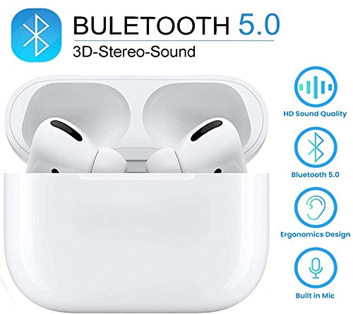 Auricolari Bluetooth 5.0 Auricolari Senza Fili, IPX5 Impermeabile Vero Wireless Cuffie Sport,riduzione del rumore stereo 3D HD, Adatto Per Samsung/iPhone/Android/AirPods pro/Huawei