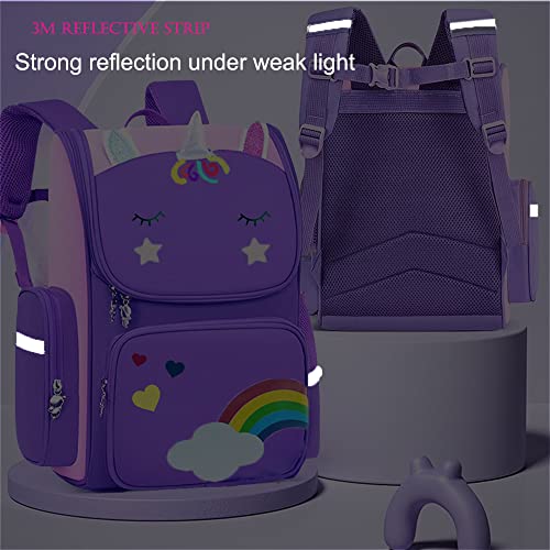 Ht Honor . Trust Girls Backpack For Preschool 15Inch Kids Backpacks For Girls Purple Bookbags Kindergarten Children's School Bags #TOP6