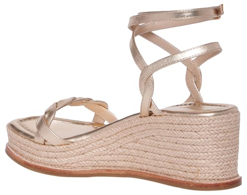 PAIGE Women's Joanna Wedge, Light Gold, 6.5 by PAIGE - Image 3