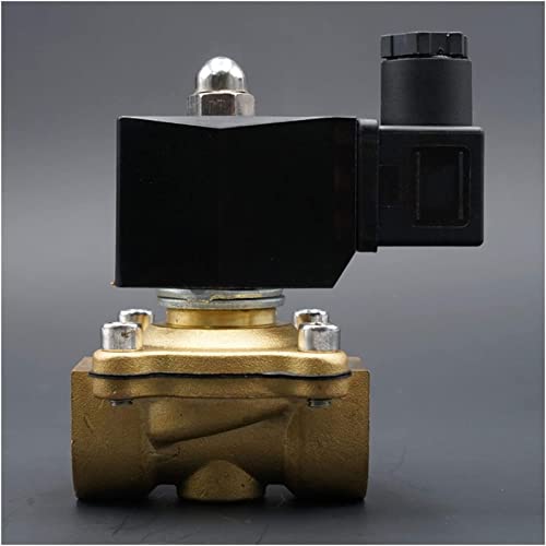 Électrovanne eau 1 pouce DC24V en laiton normalement fermée pour gaz et air - 5
