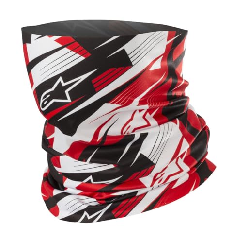 Alpinestars Blurred Cache-cou Noir/rouge Taille unique