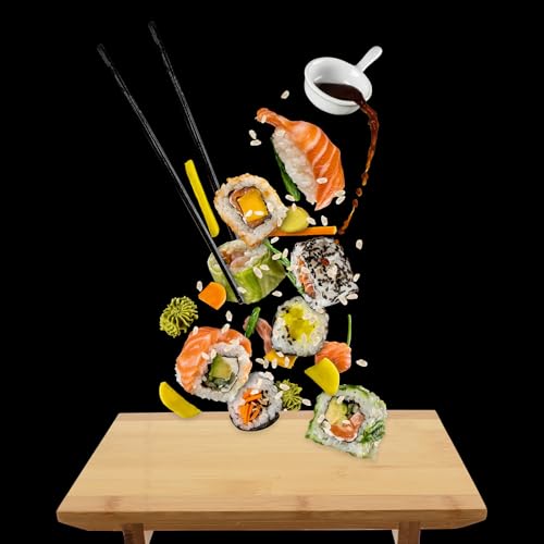Plato japonés para sushi pequeño 21x12x3cm miniatura 5