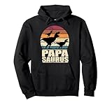 papasaurus rex twin dino papa famiglia dinosauro papa saurus felpa con cappuccio