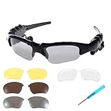 WONFAST Wireless Sunglass Earphone, Sport Smart Bluetooth Music Sunglasses Handfree Headset Stereo...