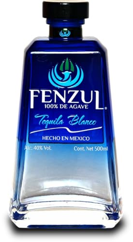 Tequila FENZUL Blanco | 100% Agave in Premium Qualität | Natürliches Aroma und Geschmack | Handgefertigt & limitiert | 40% vol. 0,5l