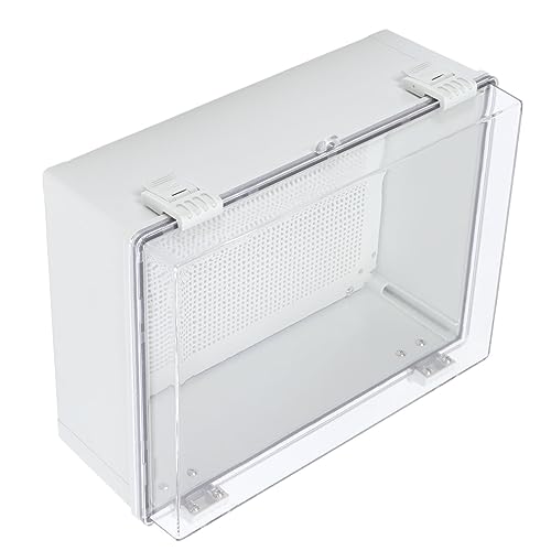 Boîte électrique extérieure étanche avec couvercle transparent antibuée