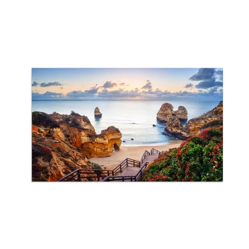 Tableau paysage marin pour décoration murale de salon moderne et lumineux