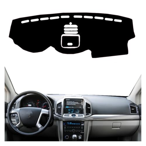 Parasol de Tablero para Chevy Captiva 2006-2018 Protector de Salpicadero RHD Negro 2