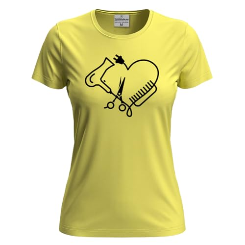 T-shirt coiffeur à manches courtes pour le quotidien dynamique en salon de coiffure