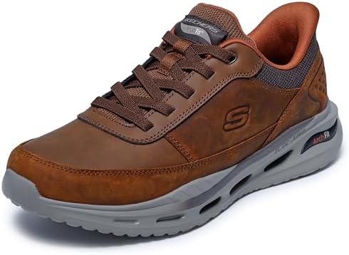 Skechers USA Men's Tênis sem cadarço elástico, CD, 46 | Amazon.com.br