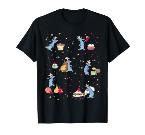 Disney and Pixar's Ratatouille Remy & Emile Food Collage T-Shirt